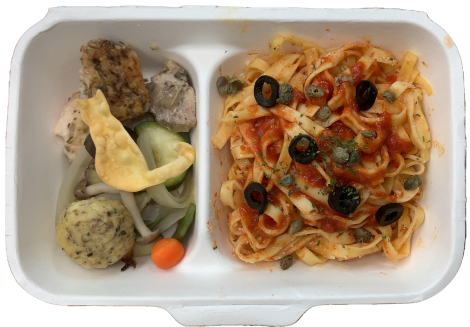 アンチョビとオリーブのプッタネスカ